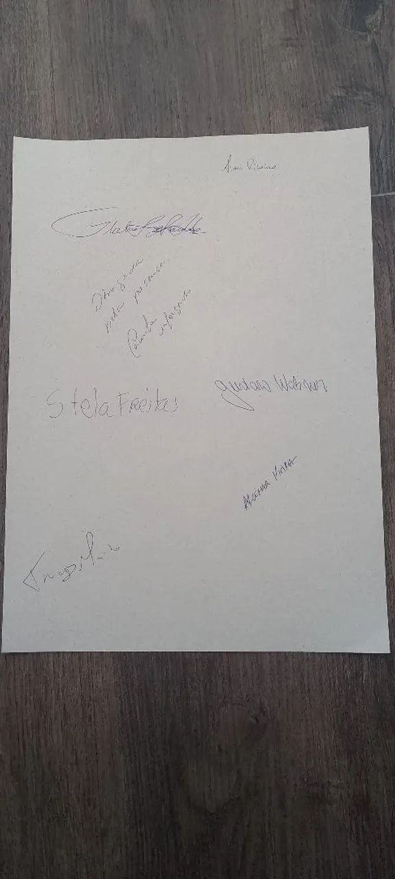Poster Autografado - Camila Morgado - Foto 2