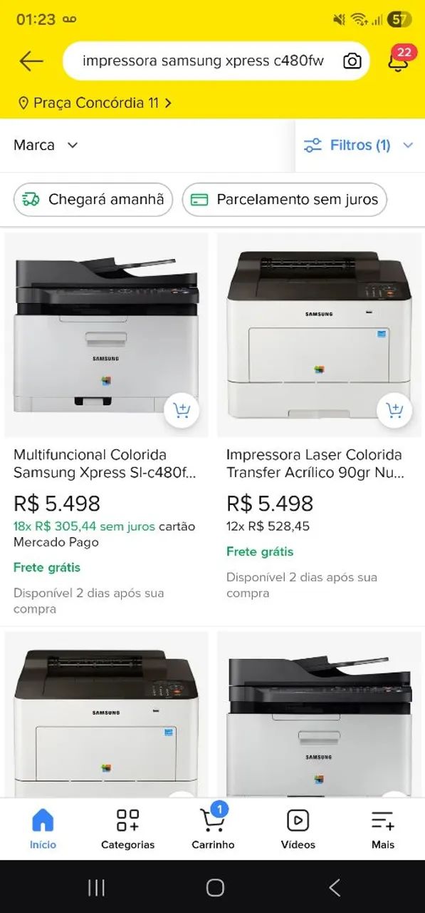 Impressora samsung xpress c480fw  - Foto 2