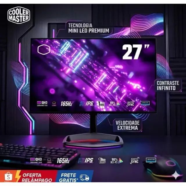 MONITOR GAMER COOLER MASTER 27? MINI LED - Foto 2