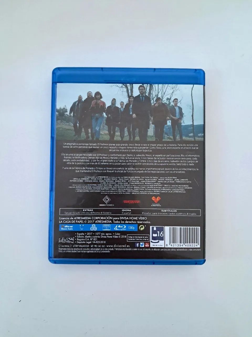 La Casa de Papel Blu-ray - 1a Temporada Completa (Parte 1 e 2) Espanhol Importado  - Foto 2