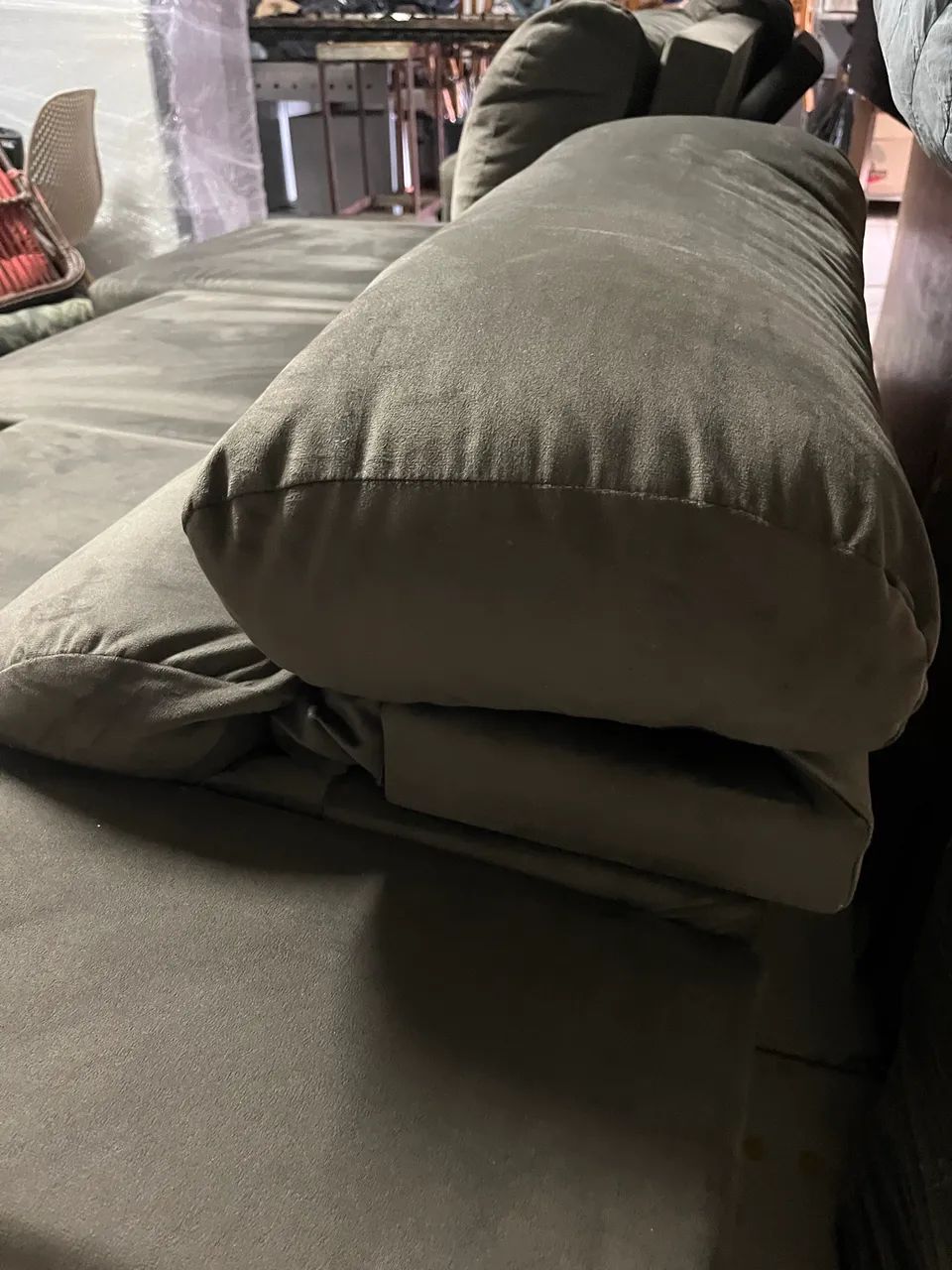 Sofá retrátil e reclinável 3,20 mts com chaise. - Foto 5