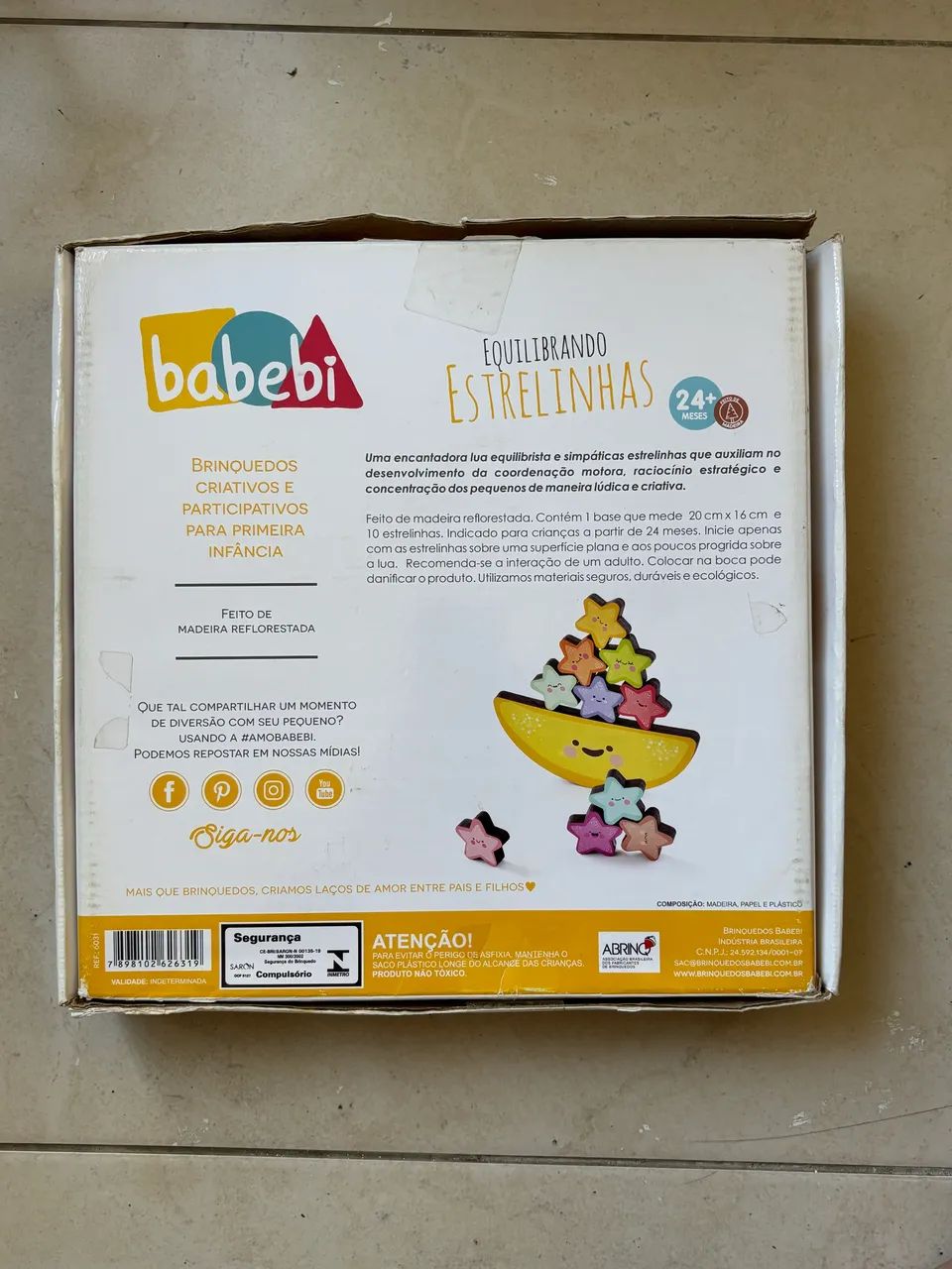 Babebi Equilibrando Estrelinhas - Foto 3
