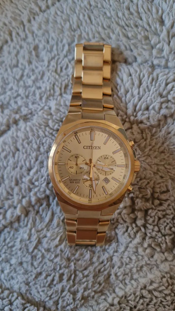 Relogio citizen dourado - Foto 2
