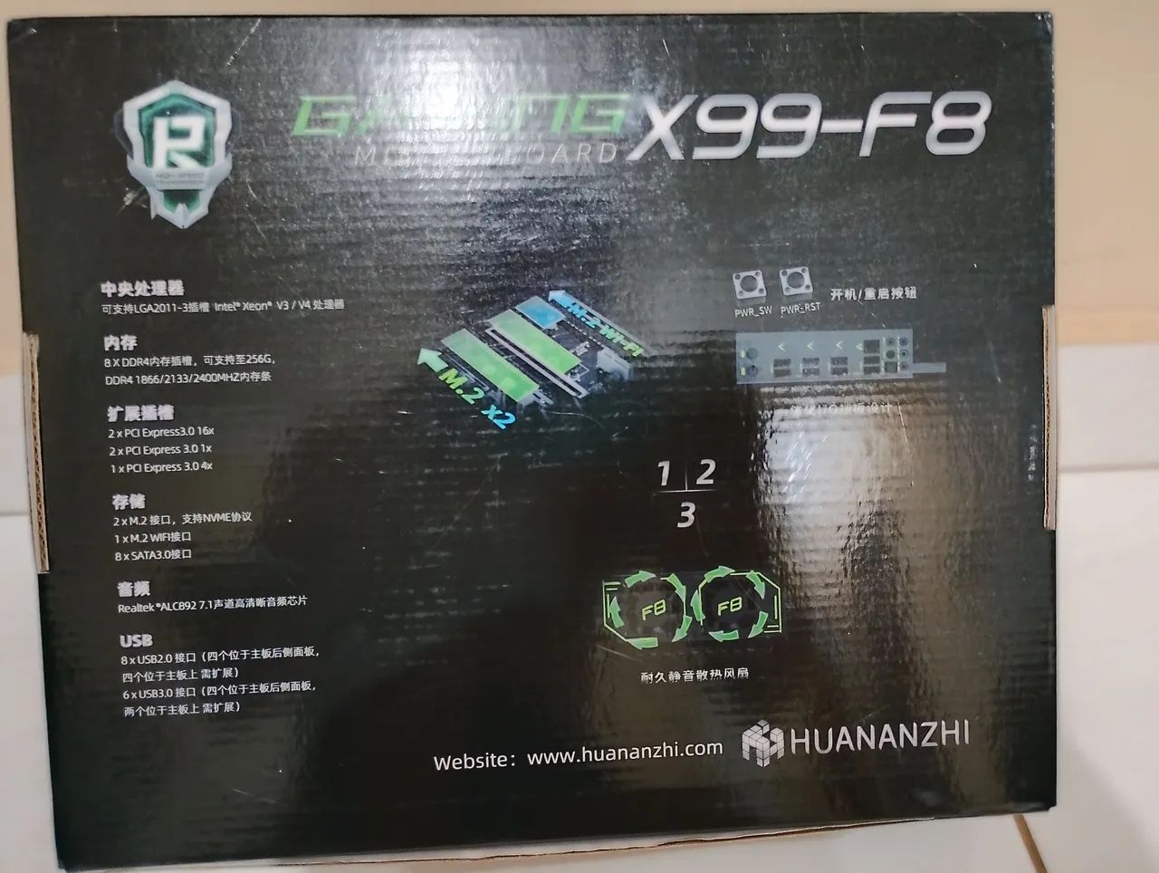 Placa mãe X-99 f8 - Foto 3