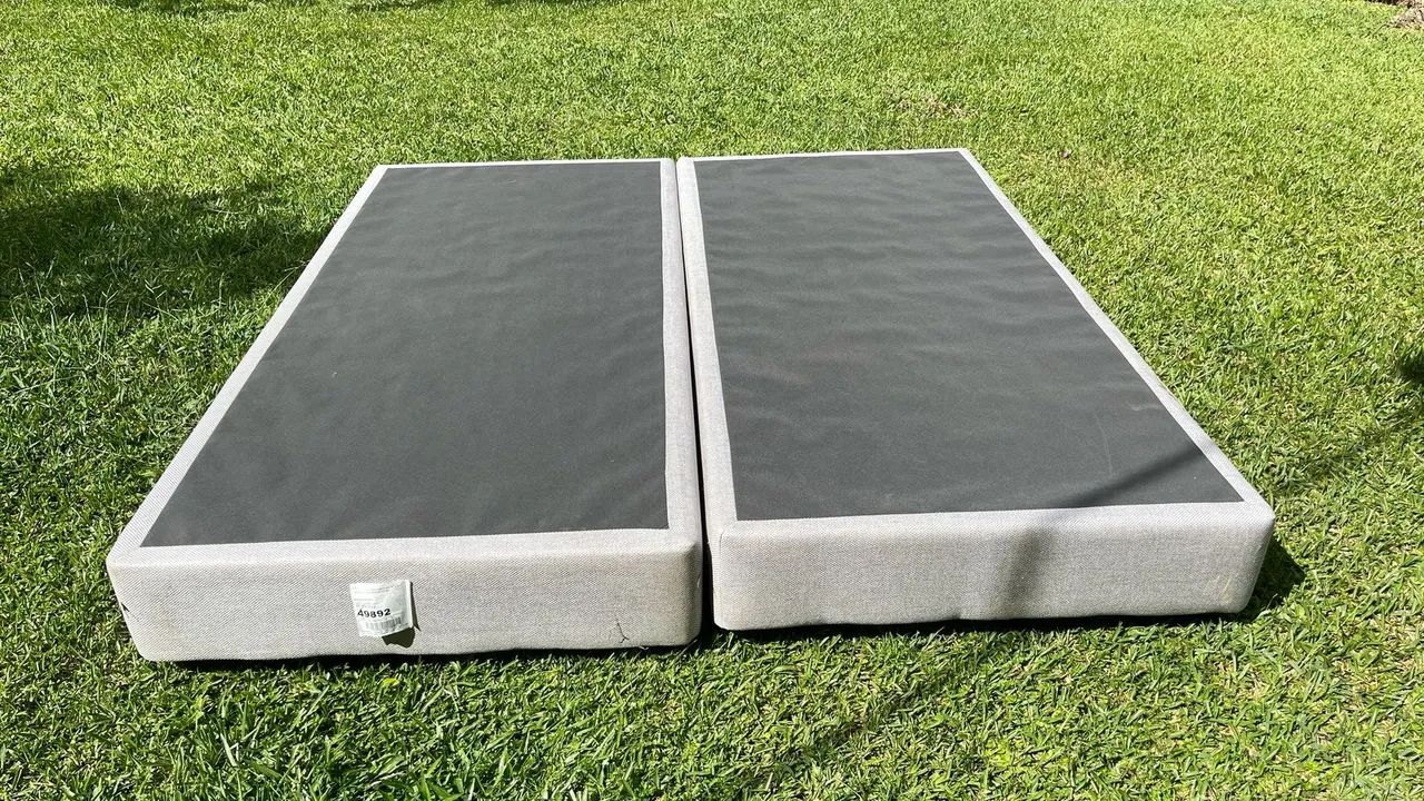 VENDE-SE CAMA KING + BOX EM PERFEITO ESTADO - Foto 5