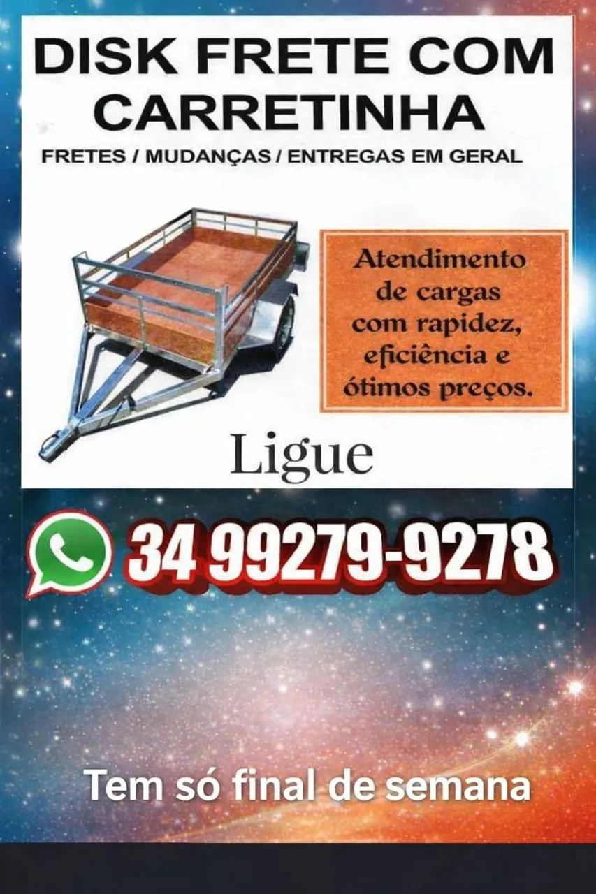 Pequenos fretes com carretinha 