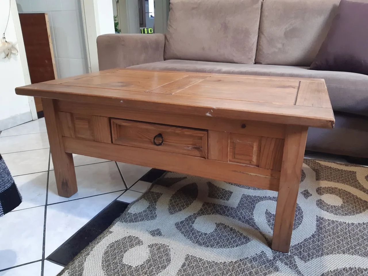 Mesa  de centro madeira  - Foto 2