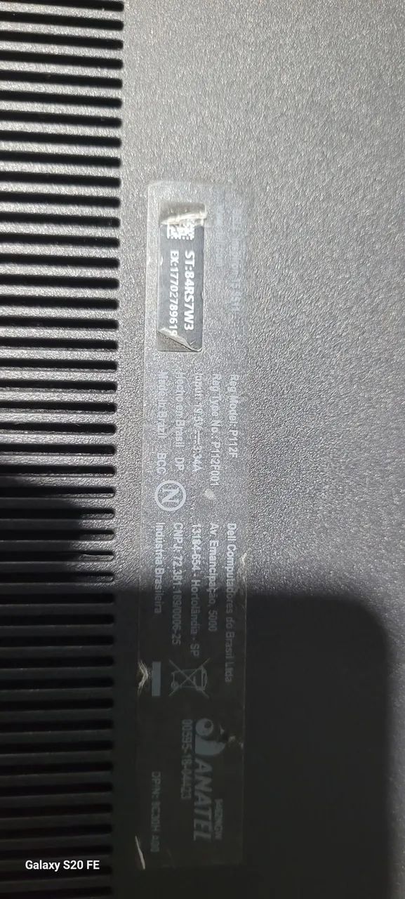  Notebook Dell 11° Geração