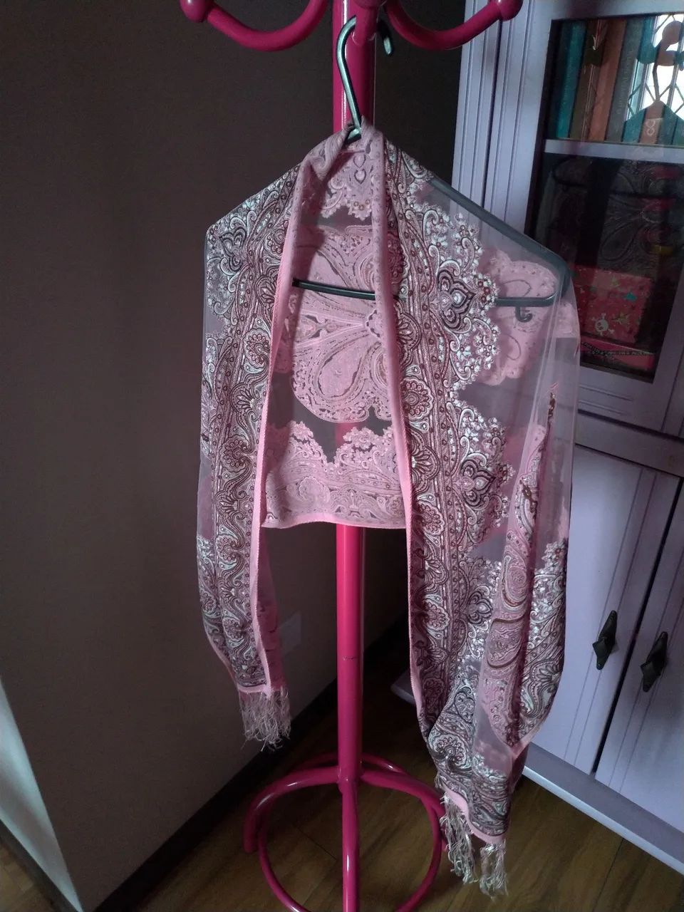 Pashmina rosa da Turquia