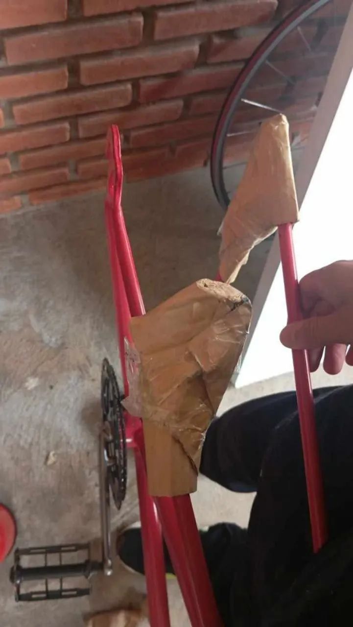 Quadro e rodas de bike  - Foto 3