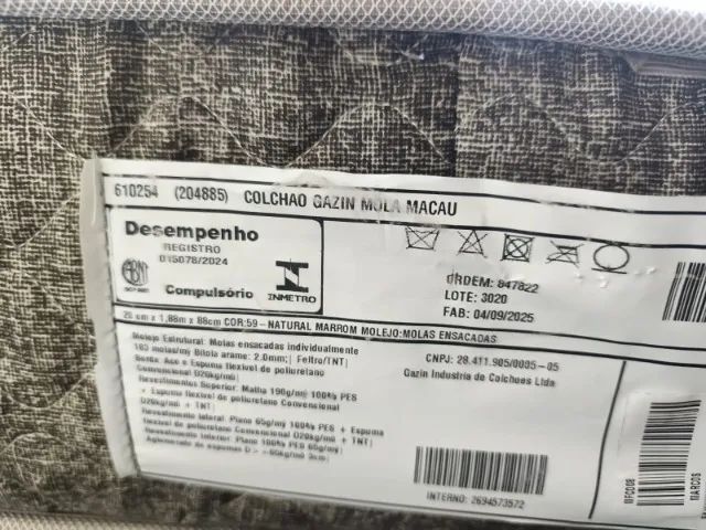 Conjunto de Cama Box solteiro Gazin NOVA - Foto 2
