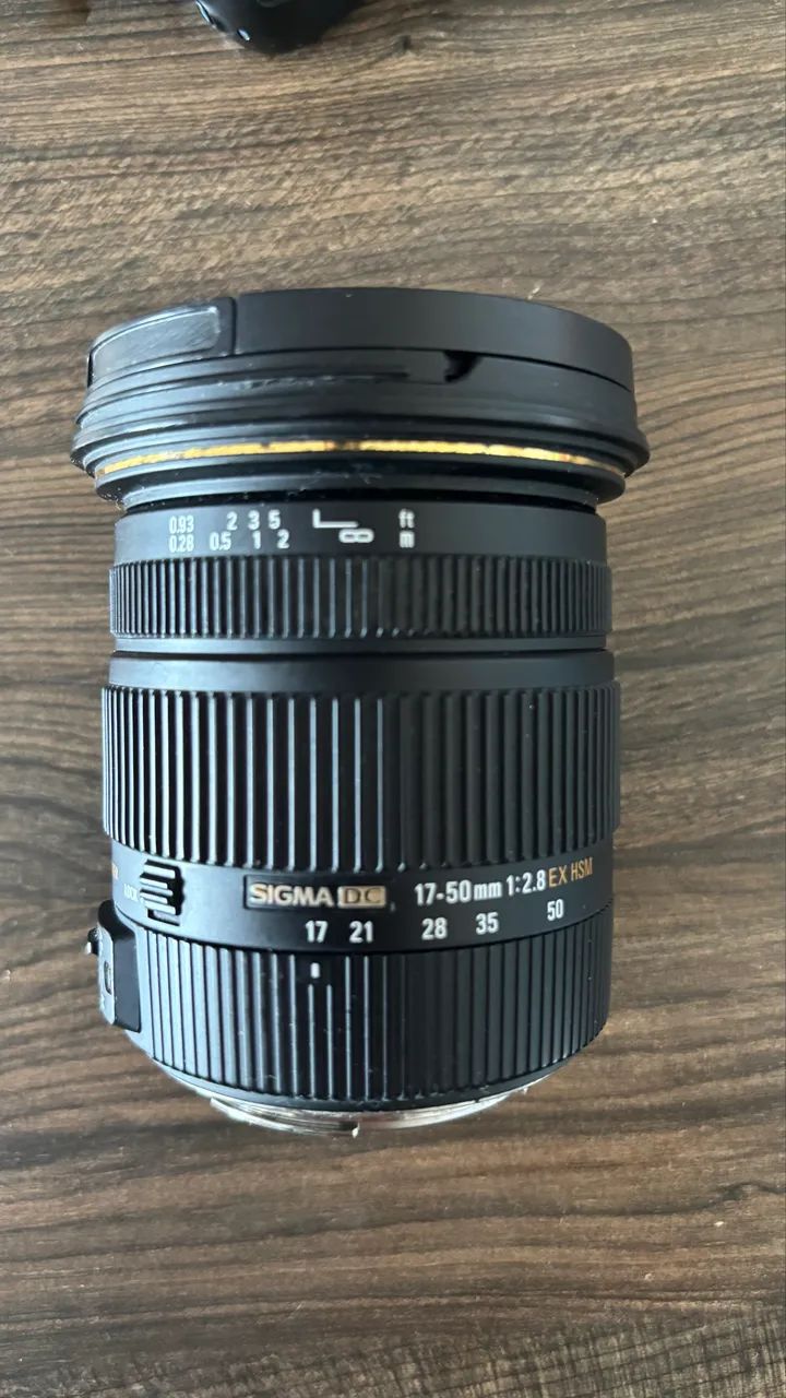 Câmera cânon sl2 mais lente 17:50 mm em bom estado  - Foto 2