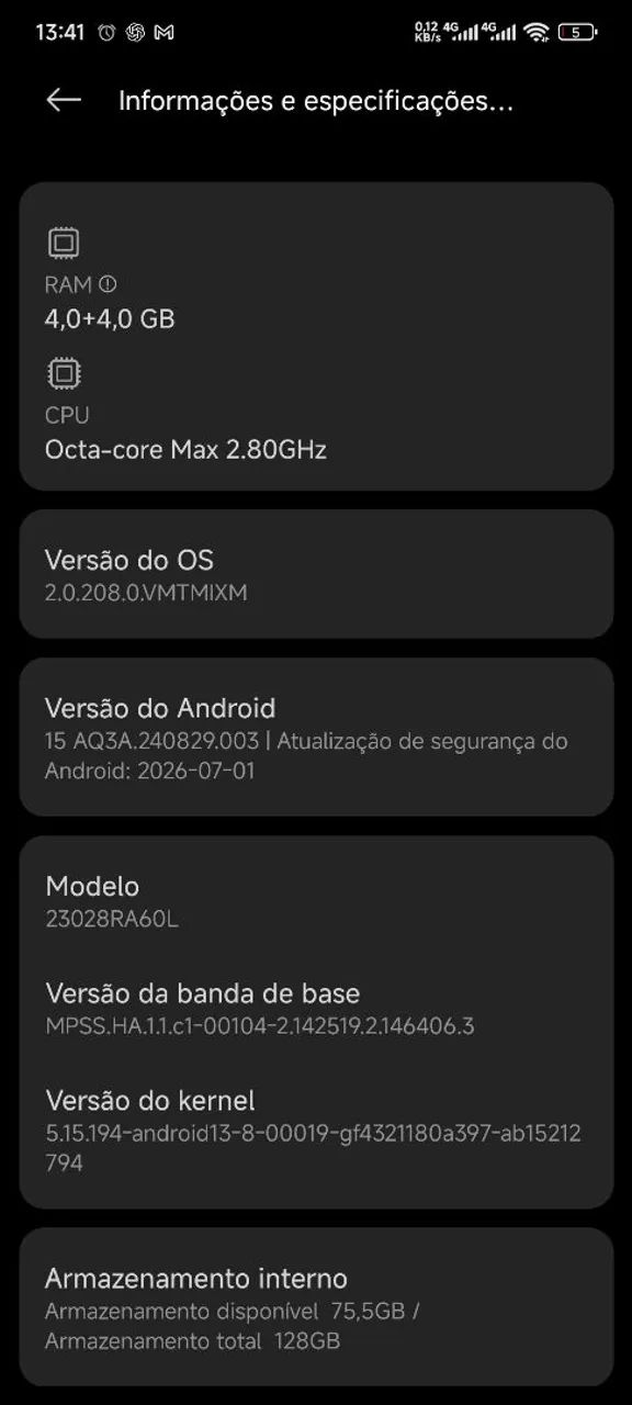 REDMI NOTE 12 120GB 8GB RAM CAM 50MP - Foto 5