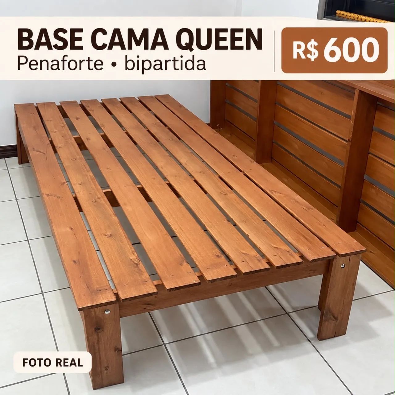 Cama Casal Queen 158x198x40 - Foto 2