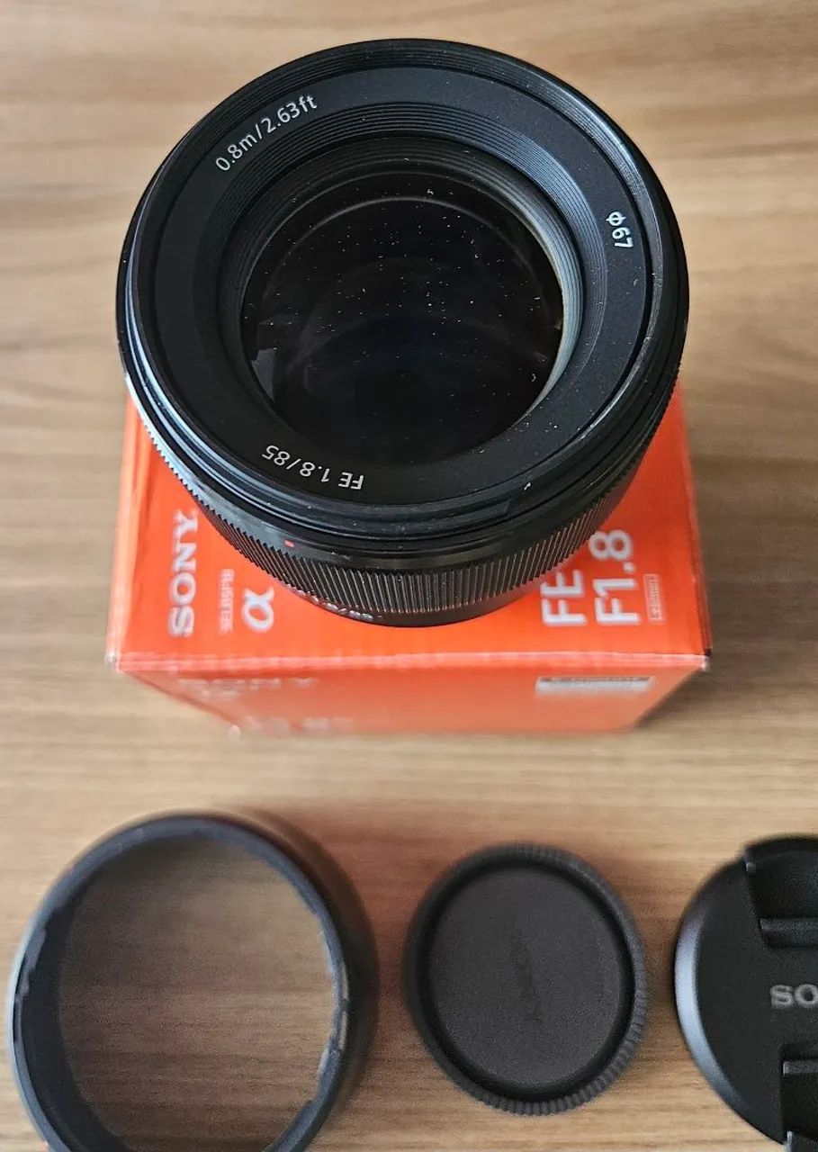 LENTE SONY FE 85MM 1.8 (para peças) - Foto 2