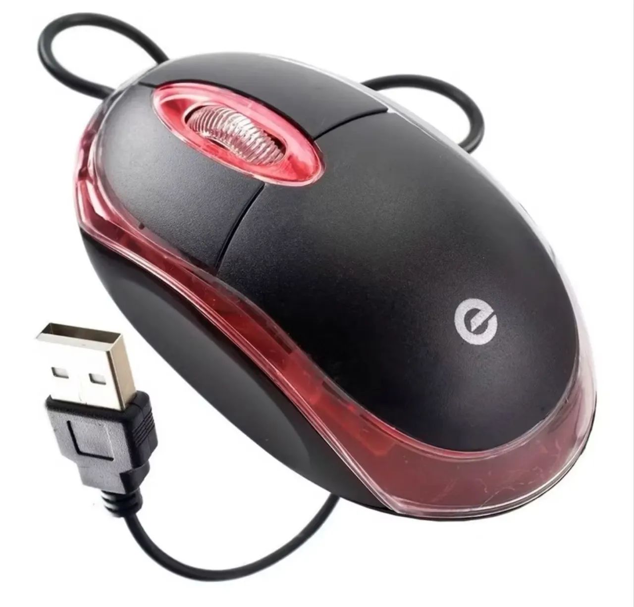 Mouse USB Óptico 1200 DPI com Fio para PC Notebook - 3 Botões - Foto 4