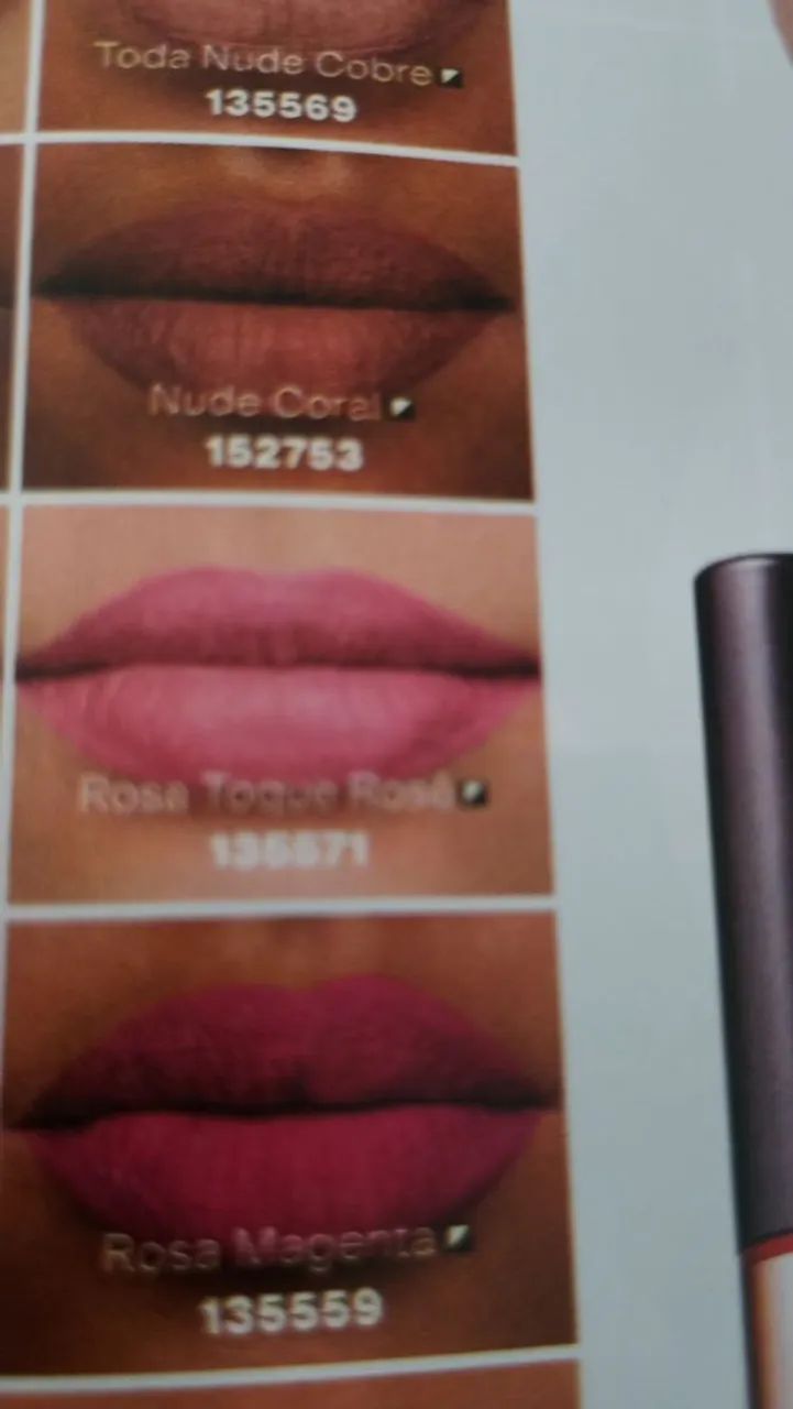 BATOM NUDE CORAL NUDE PÉROLAS R$50 CAD.  - Foto 4