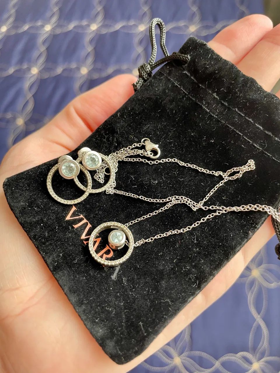 Conjunto Vivara colar + brinco - Foto 5