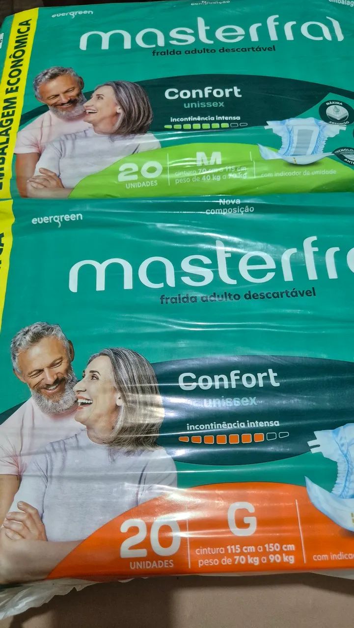 Fraldas geriatricas