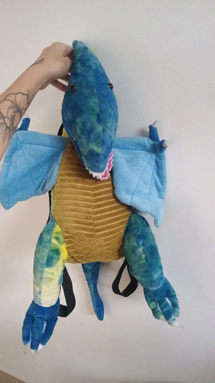 Mochila de dinossauro 