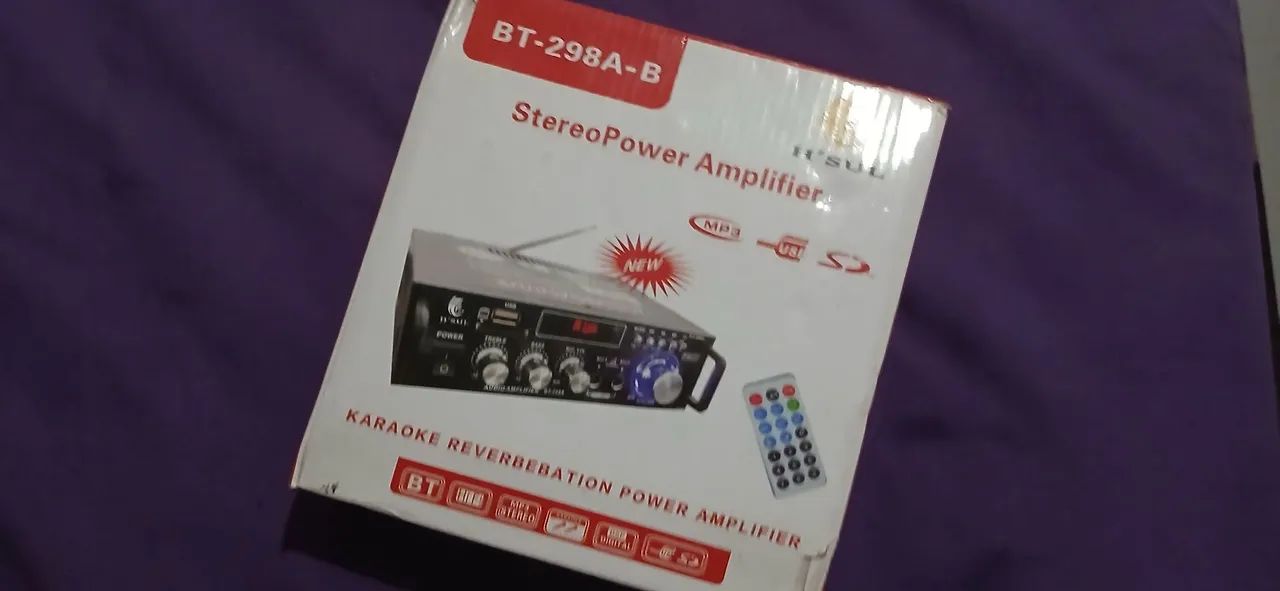 Amplificador com Bluetooth,  muito boa qualidade  - Foto 2