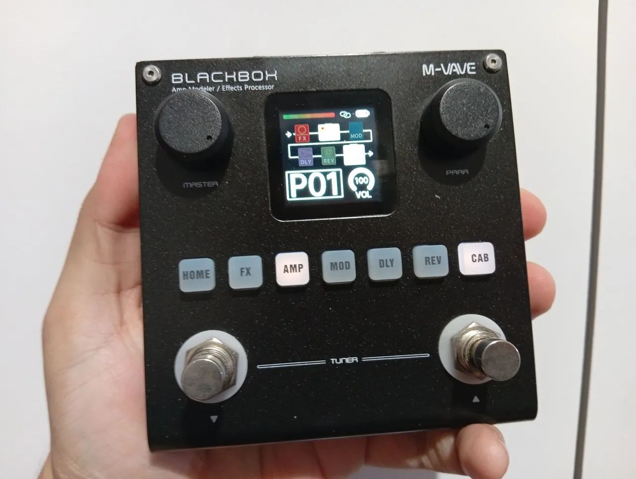 Mini pedaleira M-vave Blackbox