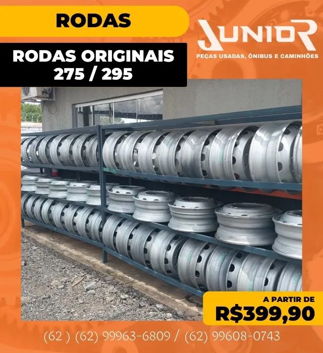 Rodas Originais 275 e 295