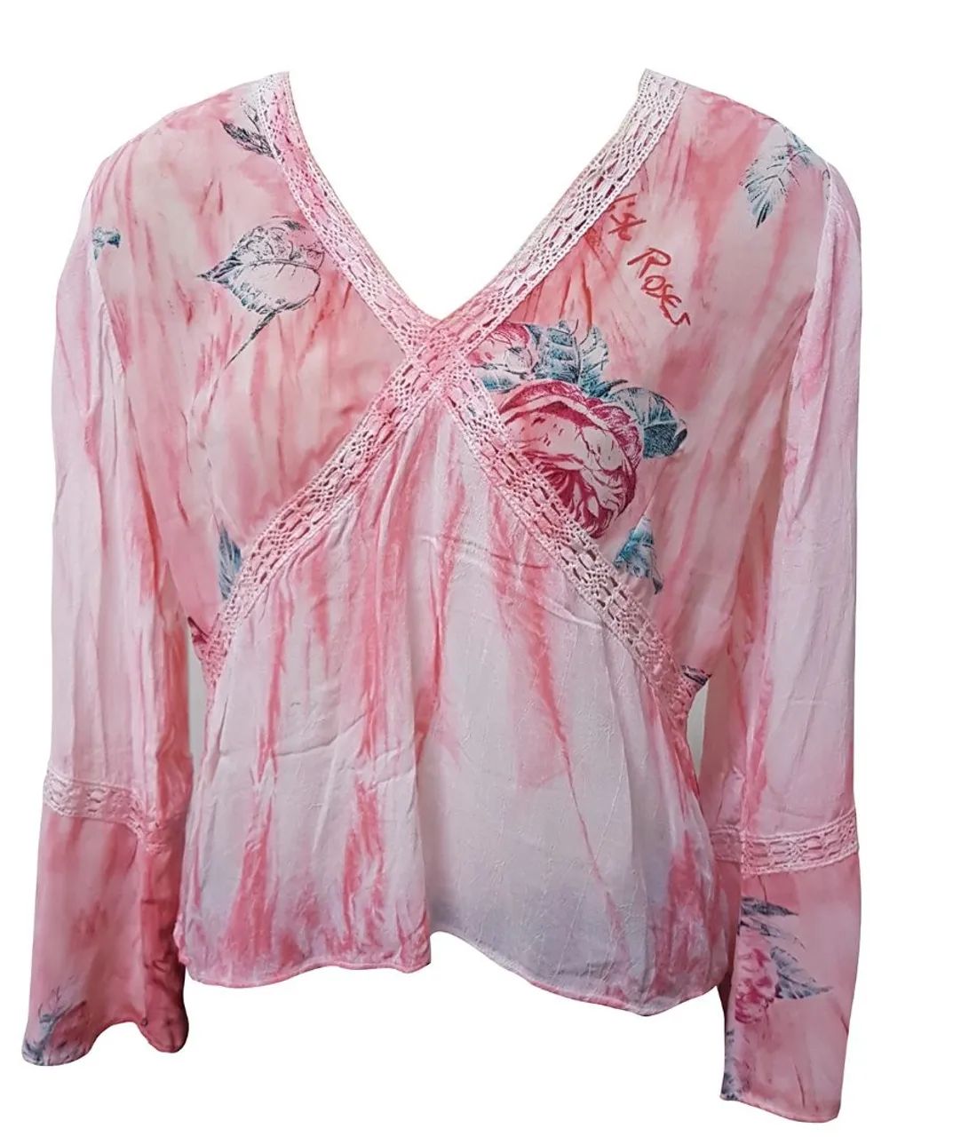 Blusa manga longa marca Patchwork G
