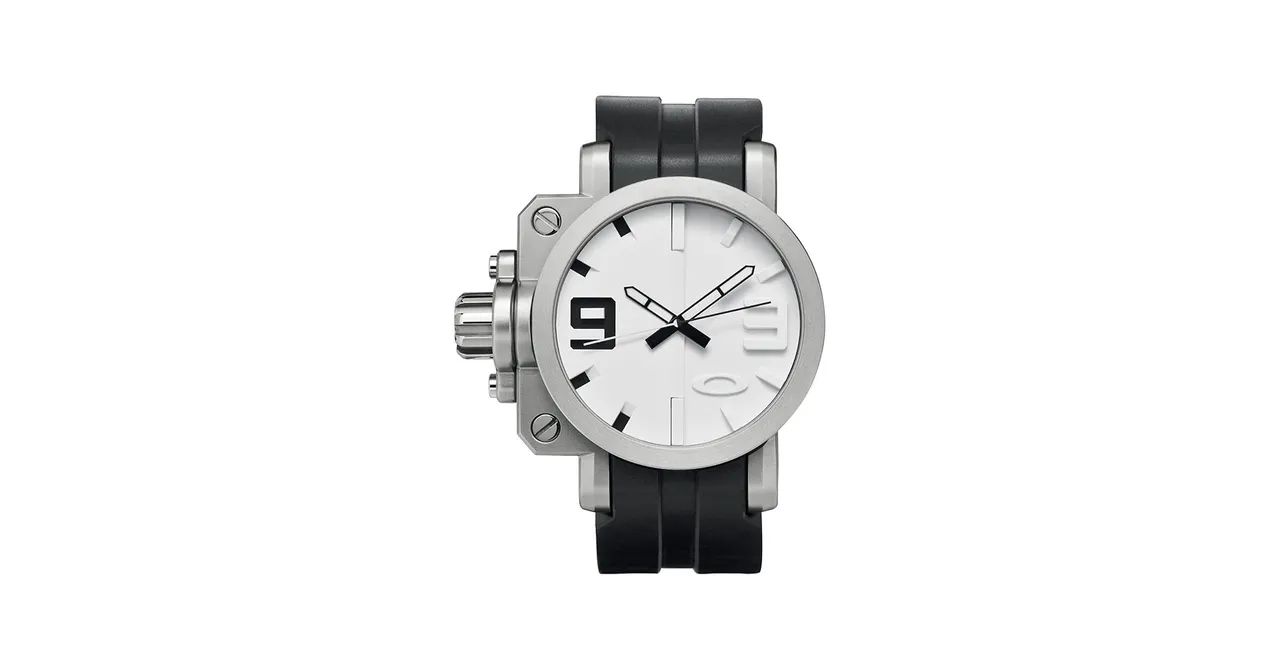 oakley watch gearbox 10-064 white dial gearbox - Foto 2