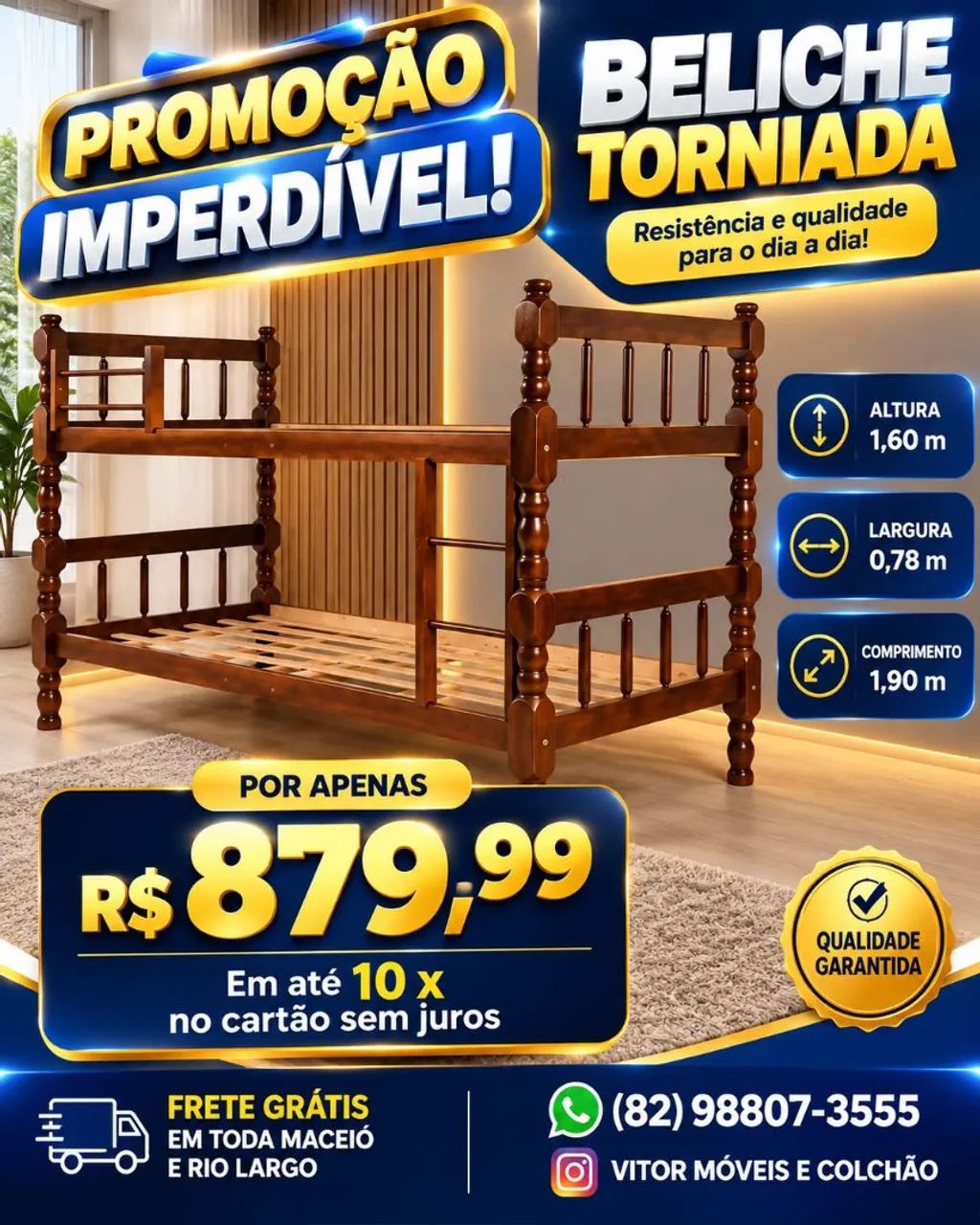 PROMOÇÃO DE BELICHE TORNIADA - Foto 2