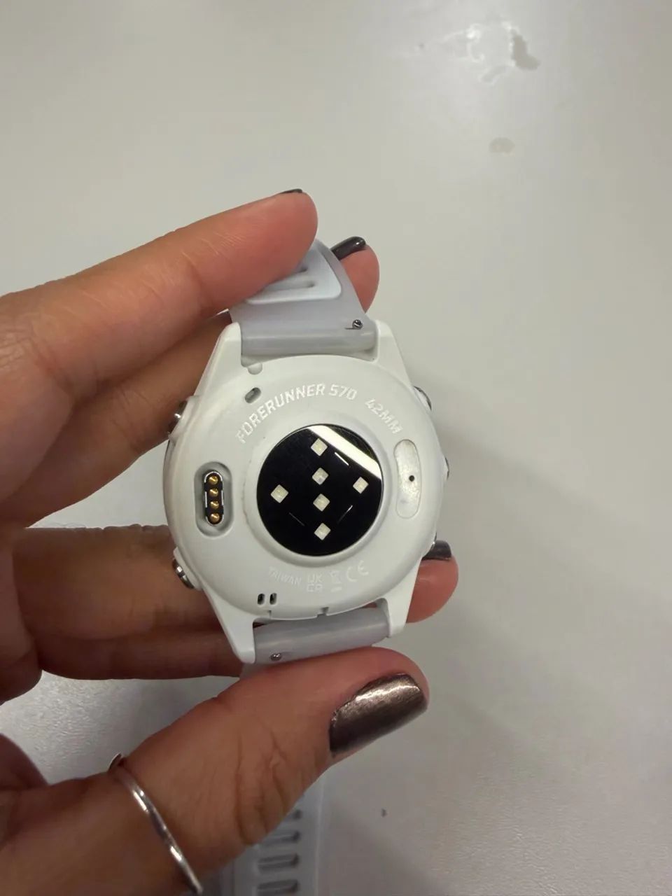 Garmin Forerunner 570 42mm Branco - Foto 2