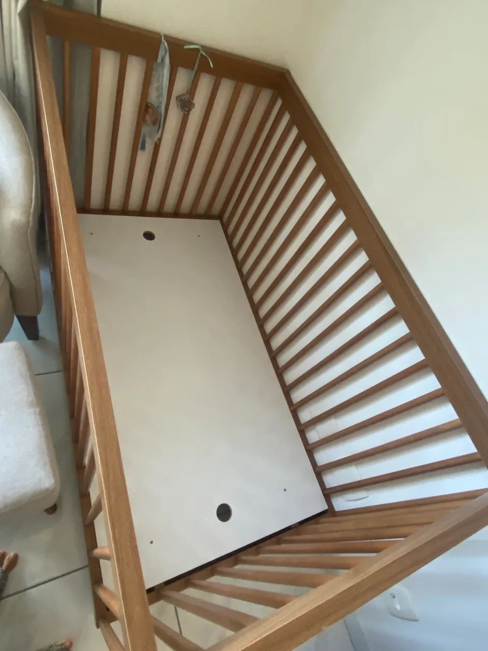 Berço lilibee usado em bom estado  - Foto 6