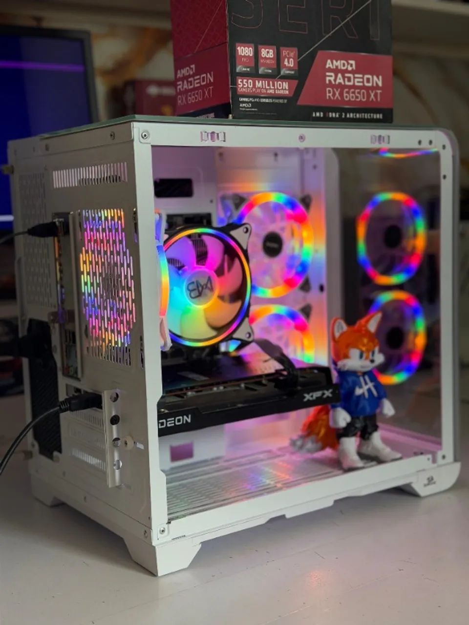 PC Gamer i7 13th INTERPOSER + RX 6650XT - TOP - Foto 4