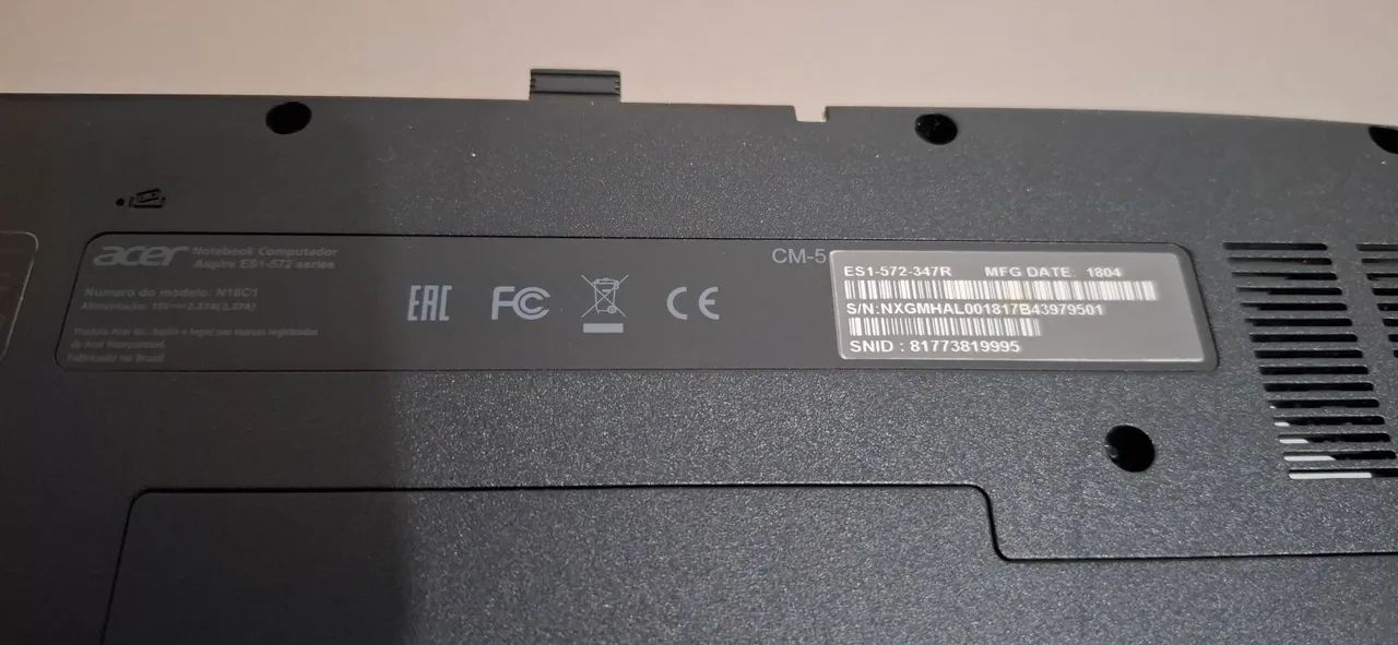 Notebook ACER Excelente para estudos, trabalho e lazer. - Foto 4