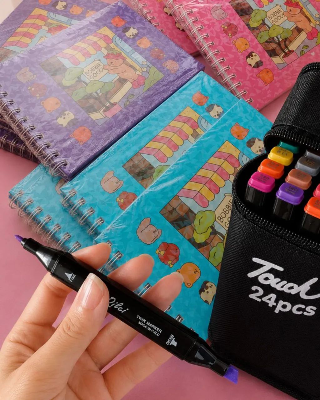 Kit bobbie goods + Canetinhas touch 24pçs  - Foto 2