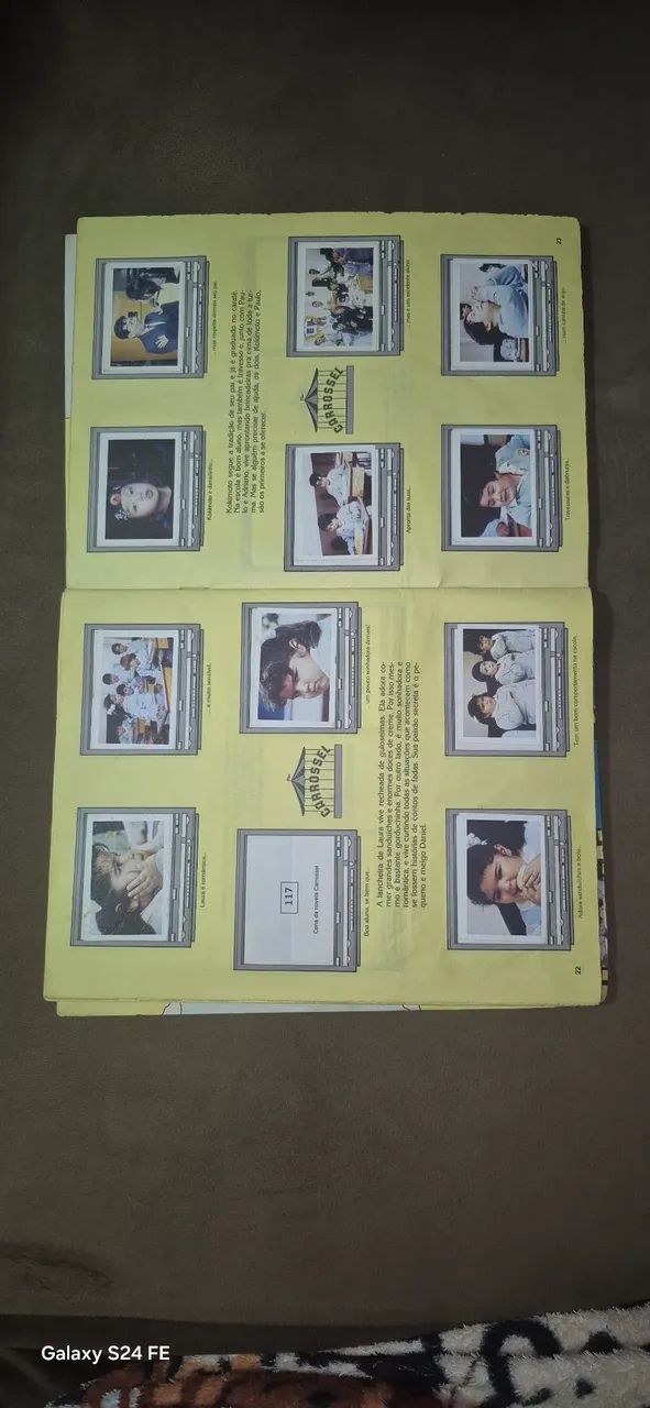 Album ilustrado carrossel original com 140 figurinhas de 144 - Foto 4