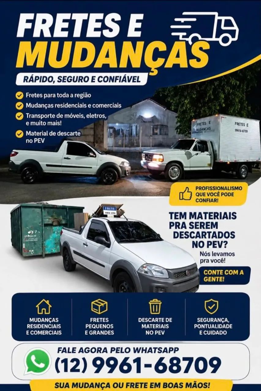 Mudanças fretes e carretos 