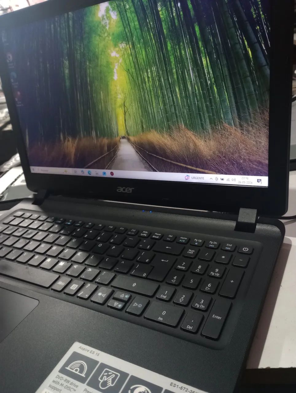 Notebook Acer Inspiron 16.1pol.
