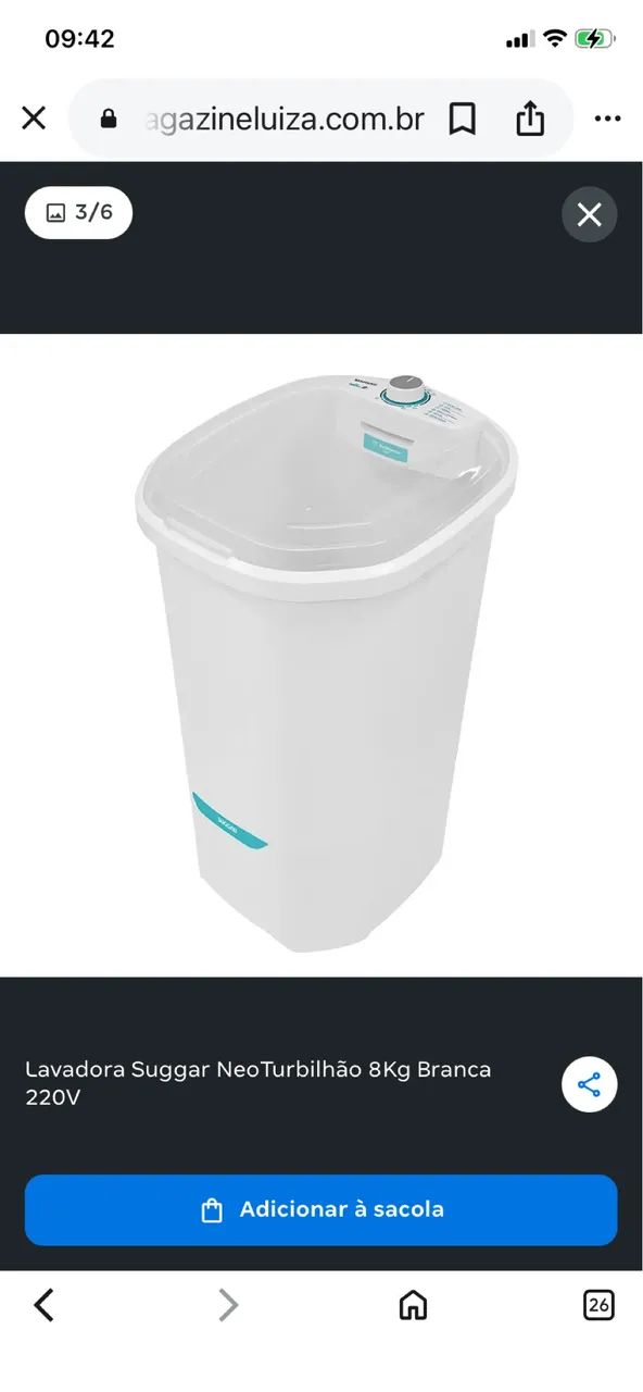 Vende se tanquinho Suggar - Foto 2