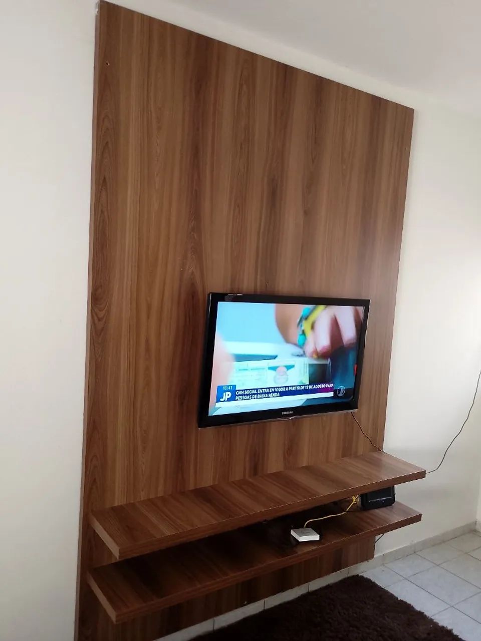 Painel de parede amadeirado 