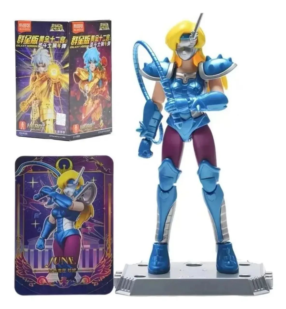 June de Camaleão Cavaleiros do Zodíaco Saint Seiya Blokees