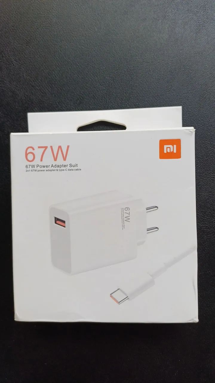 Carregador Turbo 67W NOVO!! - Foto 3