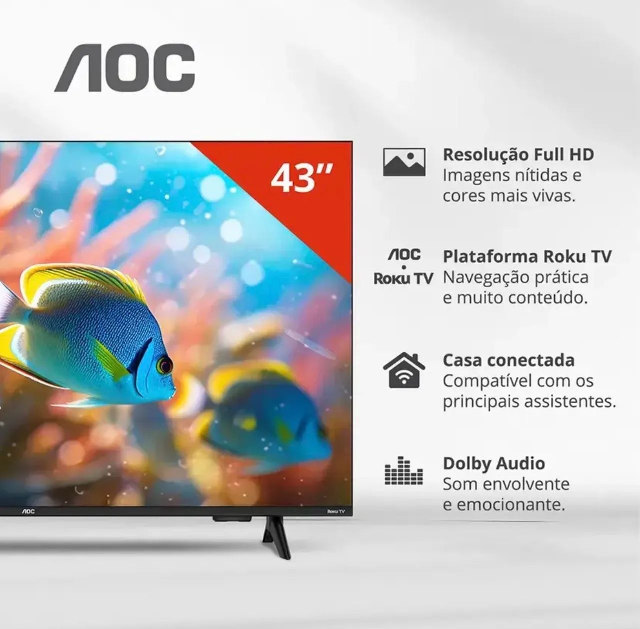 TV ROKU 43 POLEGADAS FULL HD  - Foto 5