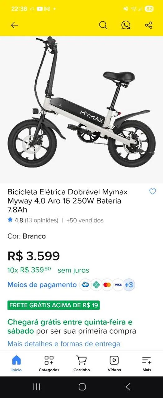 Bike eletrica  - Foto 5