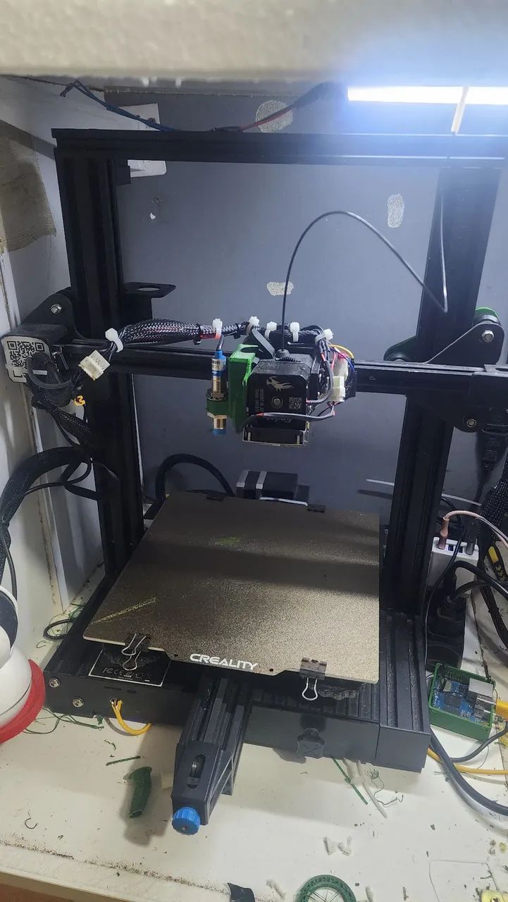 Impressora 3d Ender 3 v2 como klippler e orange pi zero 3 