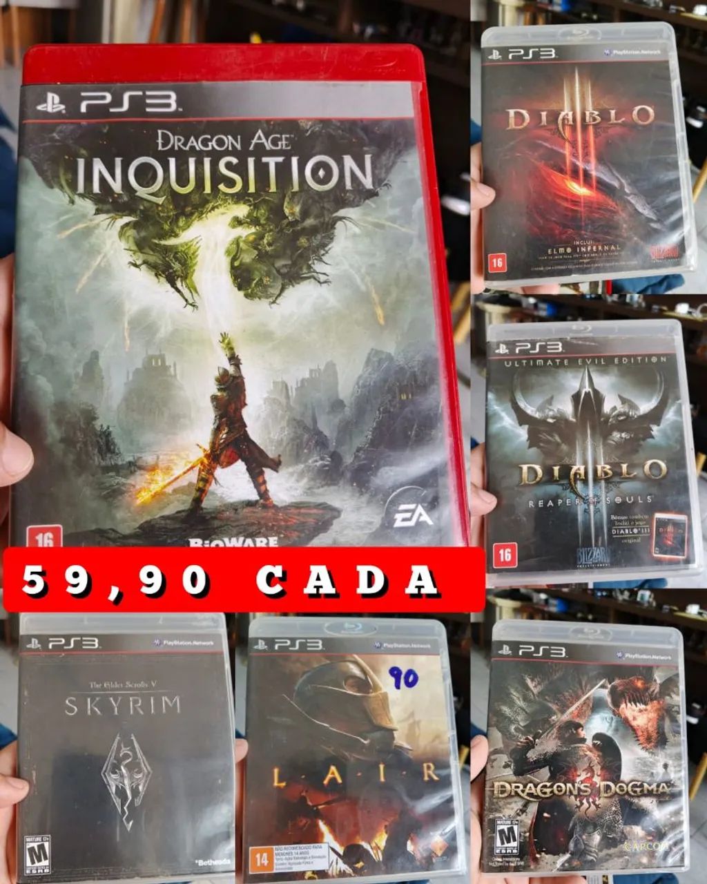 Jogos pra ps3 - Jogos de Vídeo Game - José Américo de Almeida