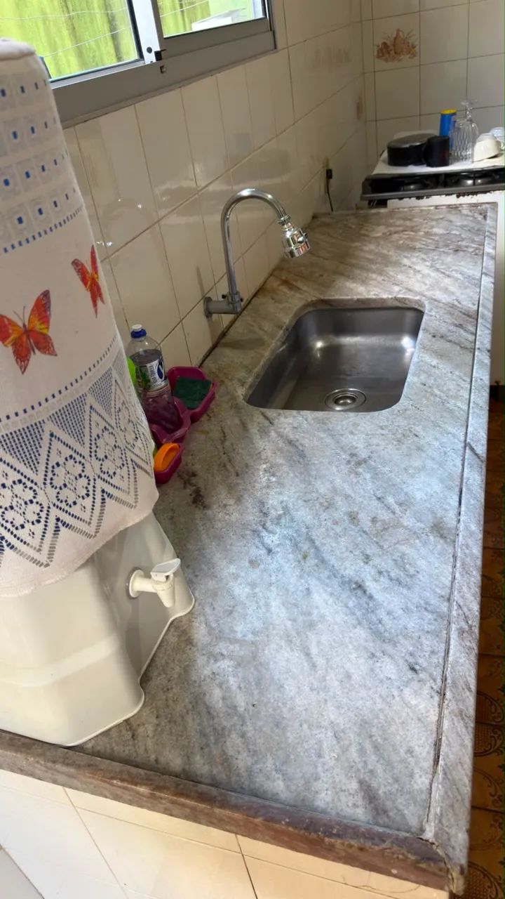 Bancada de cozinha com Cuba