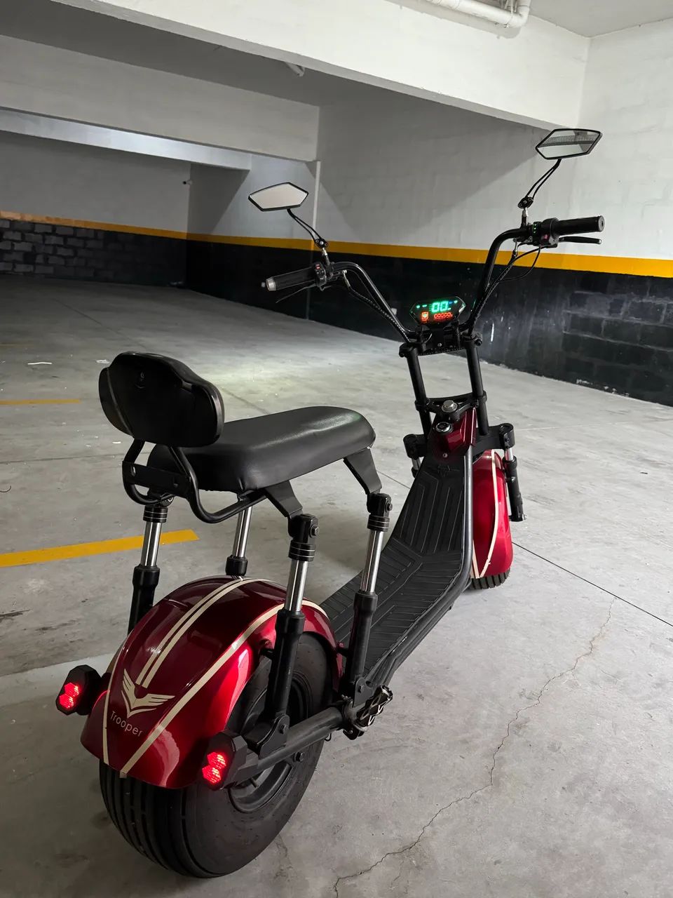 Scooter Elétrica 2000w Vermelha - Foto 4