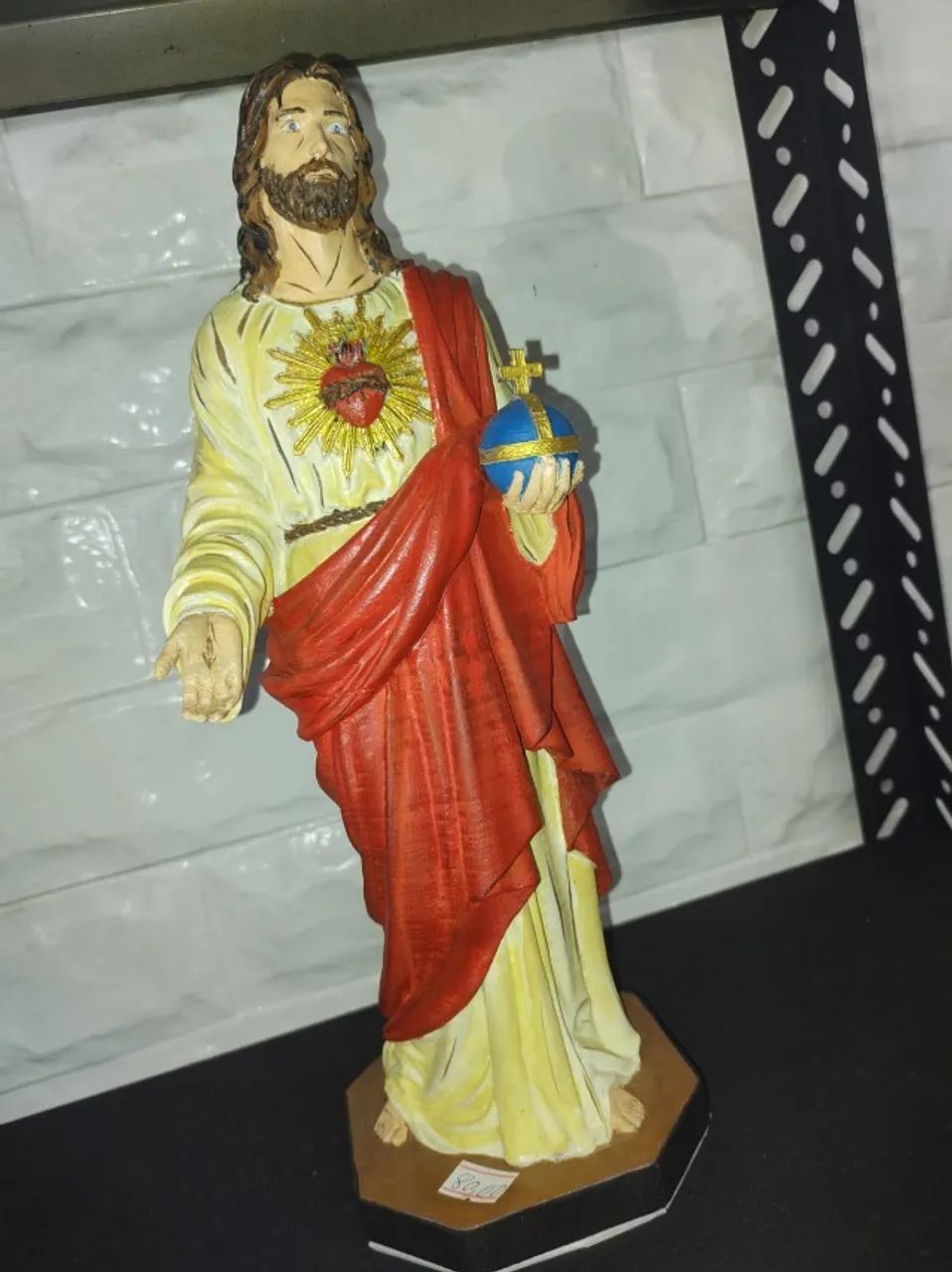 Sagrado Coração de Jesus 30cm (Feita em 3D) - Foto 2