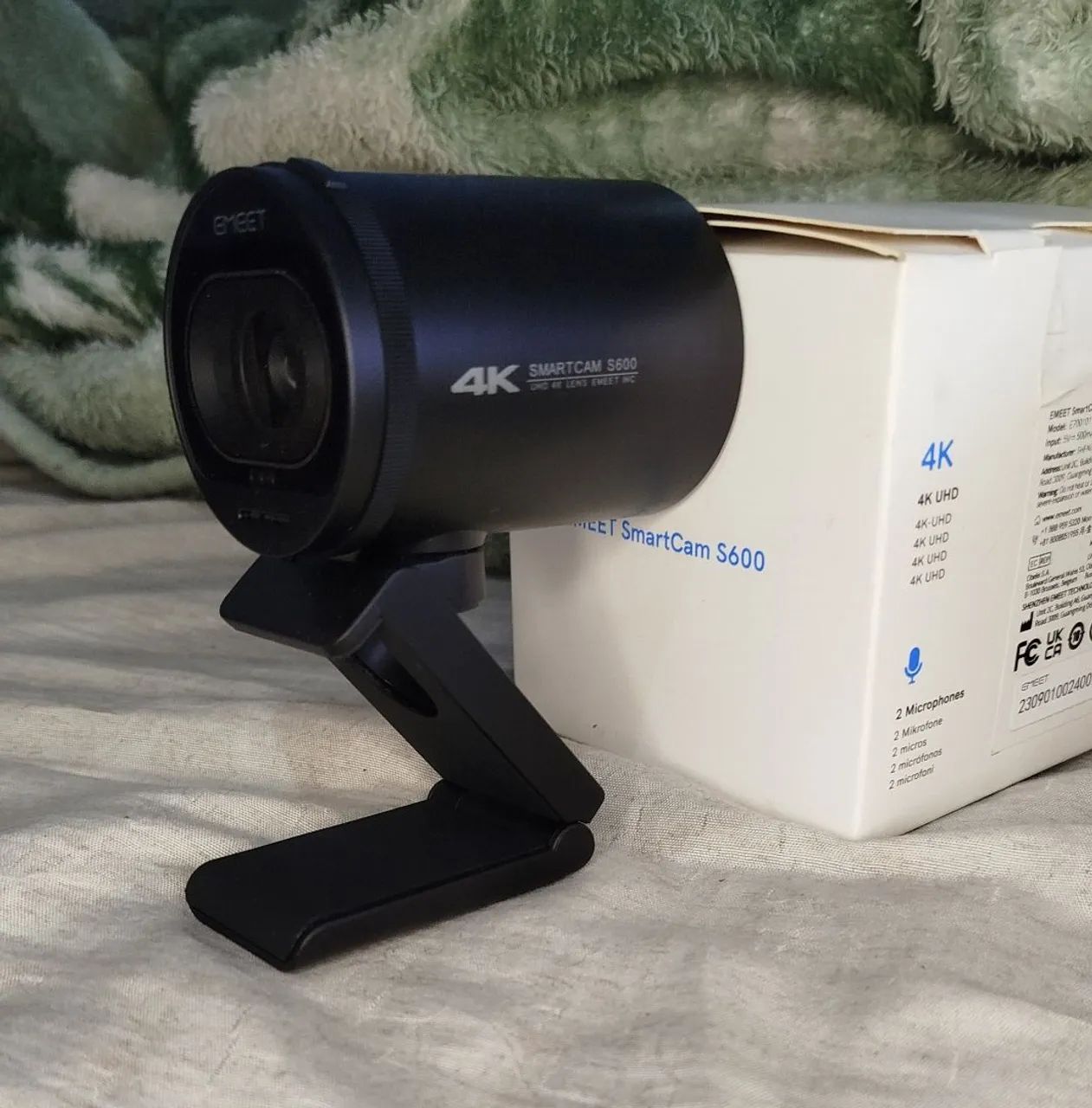 Webcam Emeet Smartcam S600 4k Com Foco Automático 1080p + Nf Preto ...